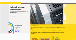 Desktop Screenshot of hadererdruck.ch